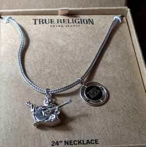 🆕 Last One 📢 📢 True Religion Necklace with Two Pendants